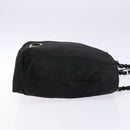 Christian Dior Maris Pearl Tote Bag Nylon Black Auth sw1127-3