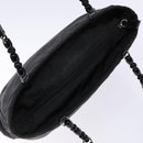 Christian Dior Maris Pearl Tote Bag Nylon Black Auth sw1127-6