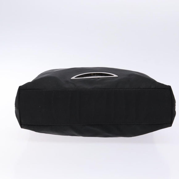 Christian Dior Maris Pearl Tote Bag Nylon Black Auth sw1127