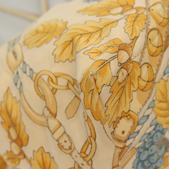 LOEWE Shoulder Bag Canvas Beige Gold Auth sw1129