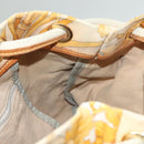 LOEWE Shoulder Bag Canvas Beige Gold Auth sw1129-11