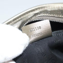 GUCCI GG Implementation Tote Bag PVC Khaki Silber 211138 Auth sw1132-12
