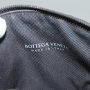 BOTTEGA VENETA INTRECCIATO Pouch Leather Black Auth sw1135-9