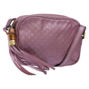 GUCCI Micro GG Canvas Guccissima Bag Leather Pink Gold 309538 Auth sw1136-1