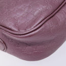 GUCCI Micro GG Canvas Guccissima Bag Leather Pink Gold 309538 Auth sw1136-15