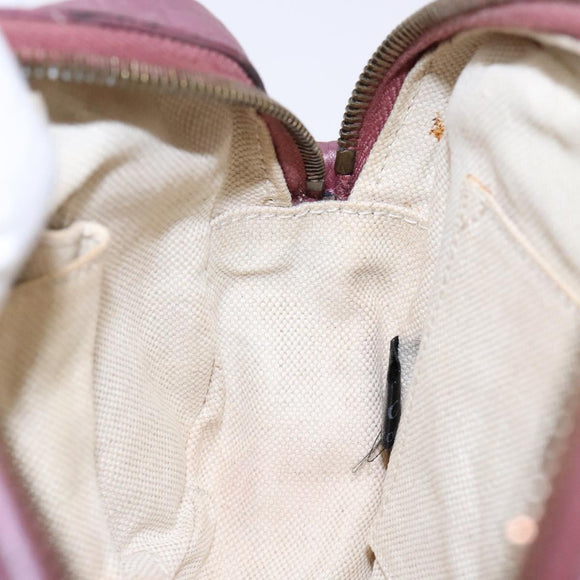 GUCCI Micro GG Canvas Guccissima Bag Leather Pink Gold 309538 Auth sw1136