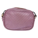 GUCCI Micro GG Canvas Guccissima Bag Leather Pink Gold 309538 Auth sw1136-2