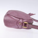 GUCCI Micro GG Canvas Guccissima Bag Leather Pink Gold 309538 Auth sw1136-3