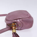 GUCCI Micro GG Canvas Guccissima Bag Leather Pink Gold 309538 Auth sw1136-4