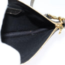 LOEWE Shoulder Pouch Leather Gold Auth sw1137-19