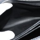 SAINT LAURENT Y Cut Shoulder Bag Leather Navy Gold Auth sw1140V-11