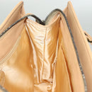 CHANEL Chain Tote Bag Leather Beige CC Auth sw1141-18