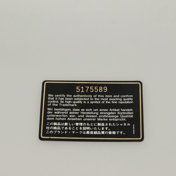 CHANEL Chain Tote Bag Leather Beige CC Auth sw1141