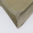 Salvatore Ferragamo Hand Bag Nylon 2way Gray Gold Auth sw1144-17