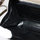 Salvatore Ferragamo Hand Bag Nylon 2way Gray Gold Auth sw1144-20