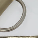 Salvatore Ferragamo Hand Bag Nylon 2way Gray Gold Auth sw1144-7