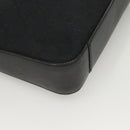 GUCCI GG Canvas Shoulder Bag Black Silver 001 3312 Auth sw1145-16