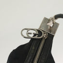 GUCCI GG Canvas Shoulder Bag Black Silver 001 3312 Auth sw1145-10