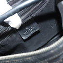 GUCCI GG Canvas Shoulder Bag Black Silver 001 3312 Auth sw1145-18