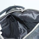 GUCCI GG Canvas Shoulder Bag Black Silver 001 3312 Auth sw1145-19