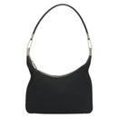 GUCCI GG Canvas Shoulder Bag Black Silver 001 3312 Auth sw1145-13
