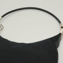 GUCCI GG Canvas Shoulder Bag Black Silver 001 3312 Auth sw1145-14