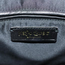 SAINT LAURENT Muse Shoulder Bag Enamel Black Gold Auth sw1147-18