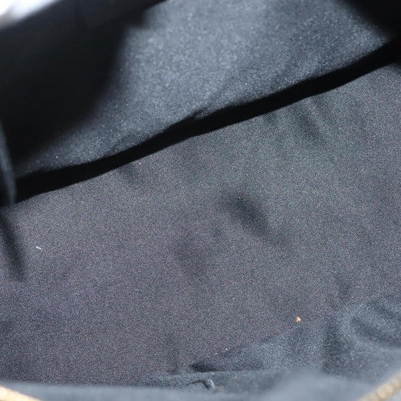 SAINT LAURENT Muse Shoulder Bag Enamel Black Gold Auth sw1147