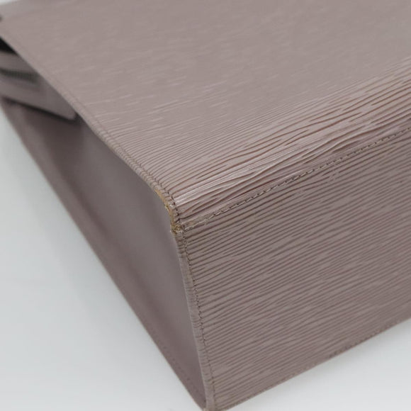 LOUIS VUITTON Epi Croisette PM Tote Bag Lilac M5249B LV Auth sw115