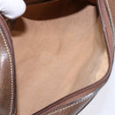 GUCCI GG Supreme Web Sherry Line Shoulder Bag PVC Beige Gold Auth sw1153-17