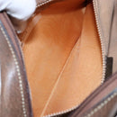 GUCCI GG Supreme Web Sherry Line Shoulder Bag PVC Beige Gold Auth sw1153-20