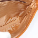 GUCCI Shoulder Bag Canvas Dark Brown Gold Auth sw1154-17