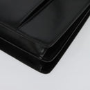 BALLY Hand Bag Leather 2way Black Gold Auth sw1155-13