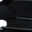 BALLY Hand Bag Leather 2way Black Gold Auth sw1155-21