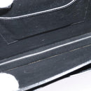 BALLY Hand Bag Leather 2way Black Gold Auth sw1155-22