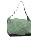 BOTTEGA VENETA Shoulder Bag Nylon Green Auth sw1158-1