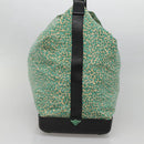 BOTTEGA VENETA Shoulder Bag Nylon Green Auth sw1158-4