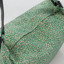 BOTTEGA VENETA Shoulder Bag Nylon Green Auth sw1158-6