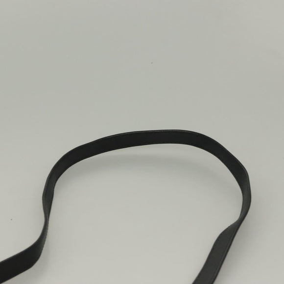 Salvatore Ferragamo Hand Bag Leather 2way Black Silver Auth sw1160