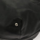 Salvatore Ferragamo Hand Bag Leather 2way Black Silver Auth sw1160-16