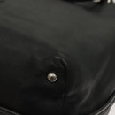 Salvatore Ferragamo Hand Bag Leather 2way Black Silver Auth sw1160-18