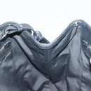 Salvatore Ferragamo Hand Bag Leather 2way Black Silver Auth sw1160-21