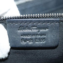 Salvatore Ferragamo Hand Bag Leather 2way Black Silver Auth sw1160-12