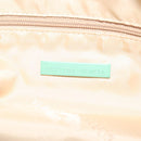 BOTTEGA VENETA Hand Bag Nylon Green Black Auth sw1162-18