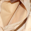 BOTTEGA VENETA Hand Bag Nylon Green Black Auth sw1162-21