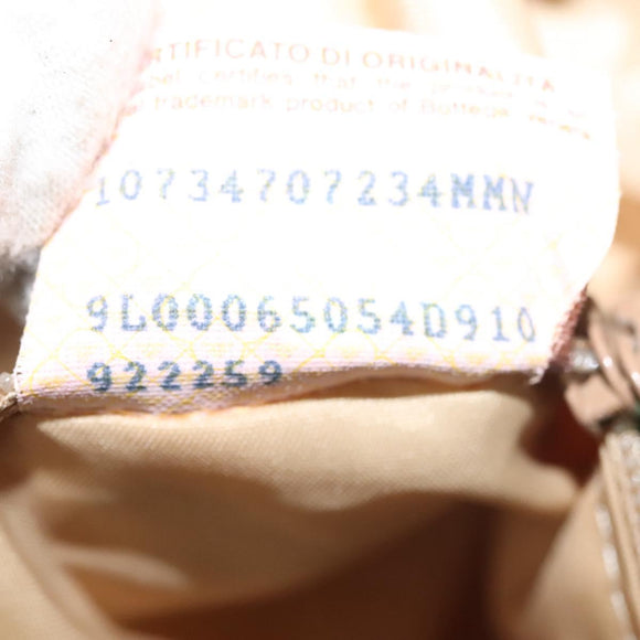 BOTTEGA VENETA Hand Bag Nylon Green Black Auth sw1162