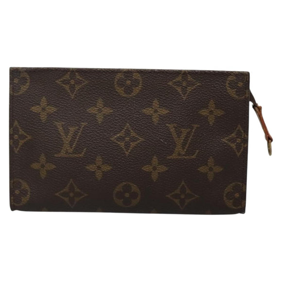 LOUIS VUITTON Monogram Bucket PM Accessory Pouch LV Auth sw1163