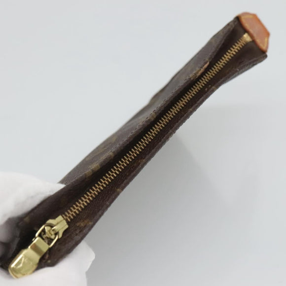 LOUIS VUITTON Monogram Bucket PM Accessory Pouch LV Auth sw1163