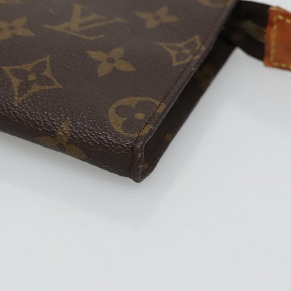LOUIS VUITTON Monogram Bucket PM Accessory Pouch LV Auth sw1163