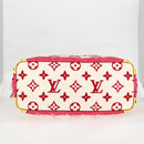 LOUIS VUITTON Cruise line Eponge Tote Bag Pile White M92096 LV Auth sw1167V-5